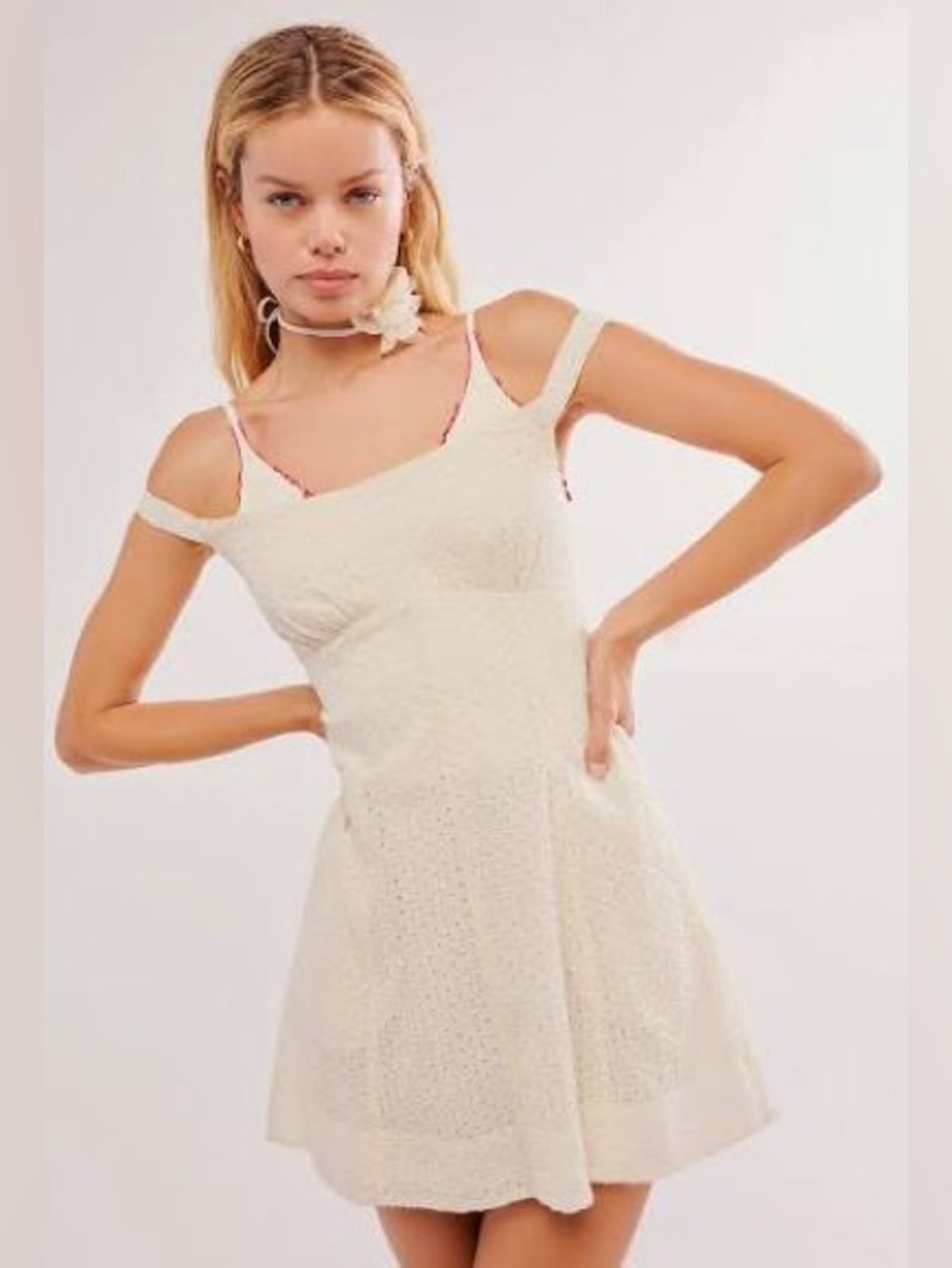 Free People Berry Kiss Off Shoulder Sundress